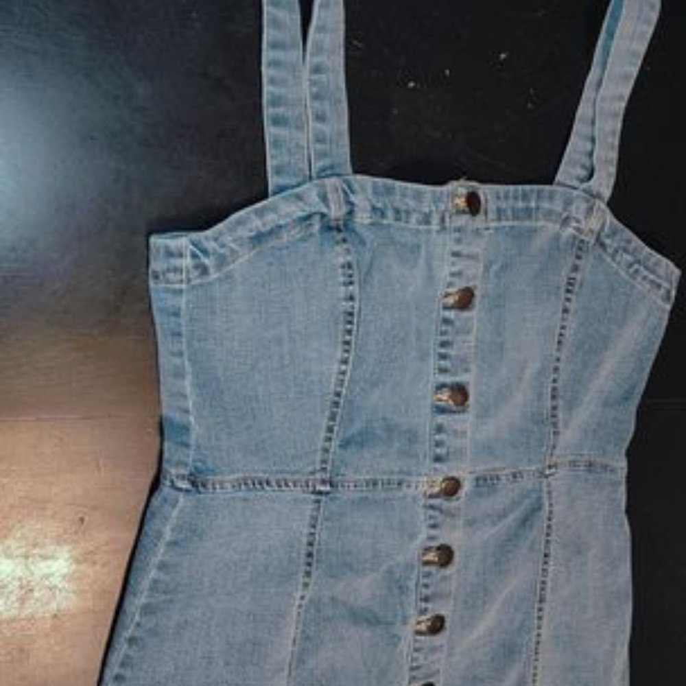 Button Down Jean Dress